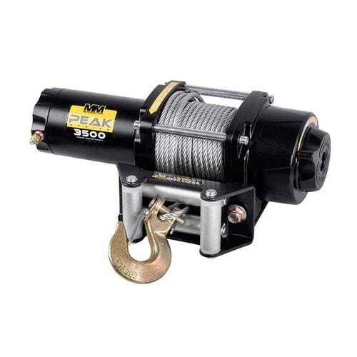 Mean Mother 4x4 Peak ATV 3500lb 12V Winch with Steel Cable - Electric Winch