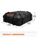 Waterproof Car Roof Top Rack Carrier Cargo Bag Luggage Storage Cube - Storage Box