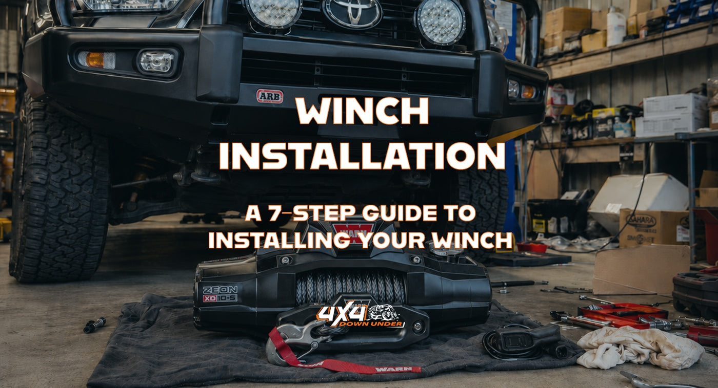 How to Install a Winch on Your Bullbar in 7 Steps