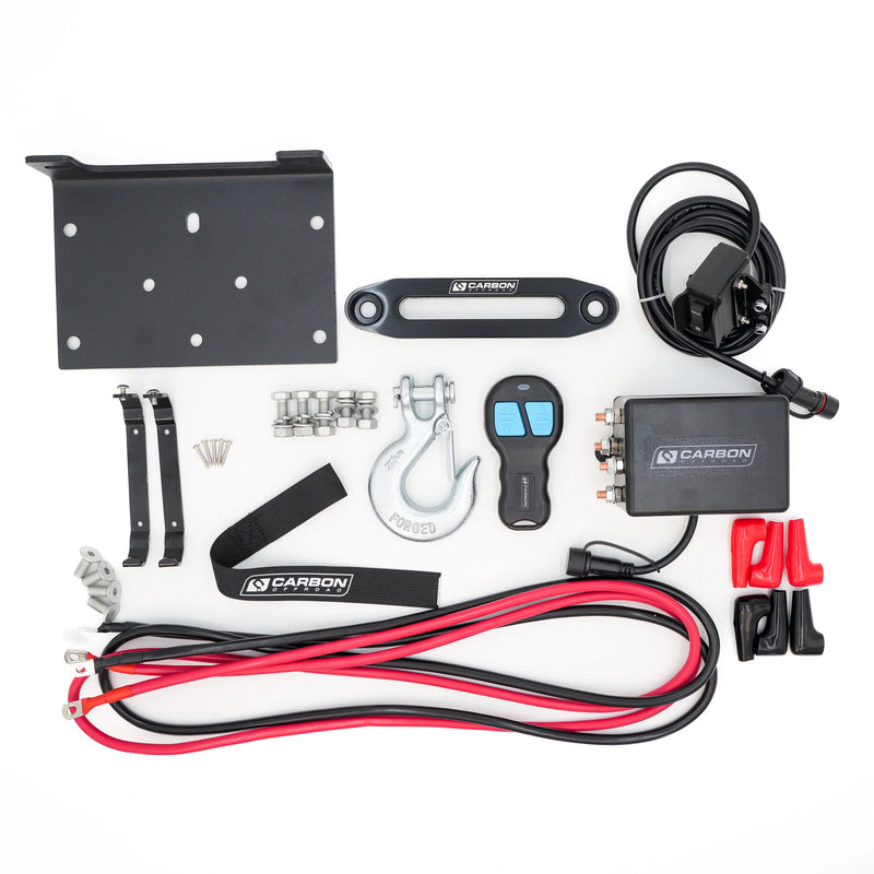 Carbon Offroad 6K Electric Winch with Synthetic Rope