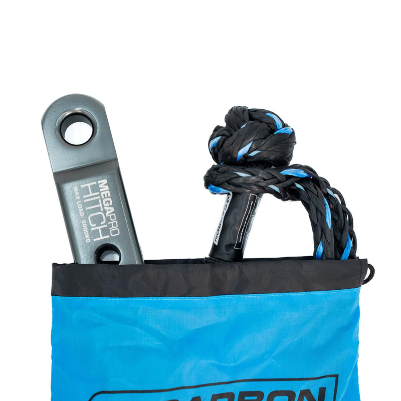 Carbon Offroad Recovery Hitch and Soft Shackle Bundle