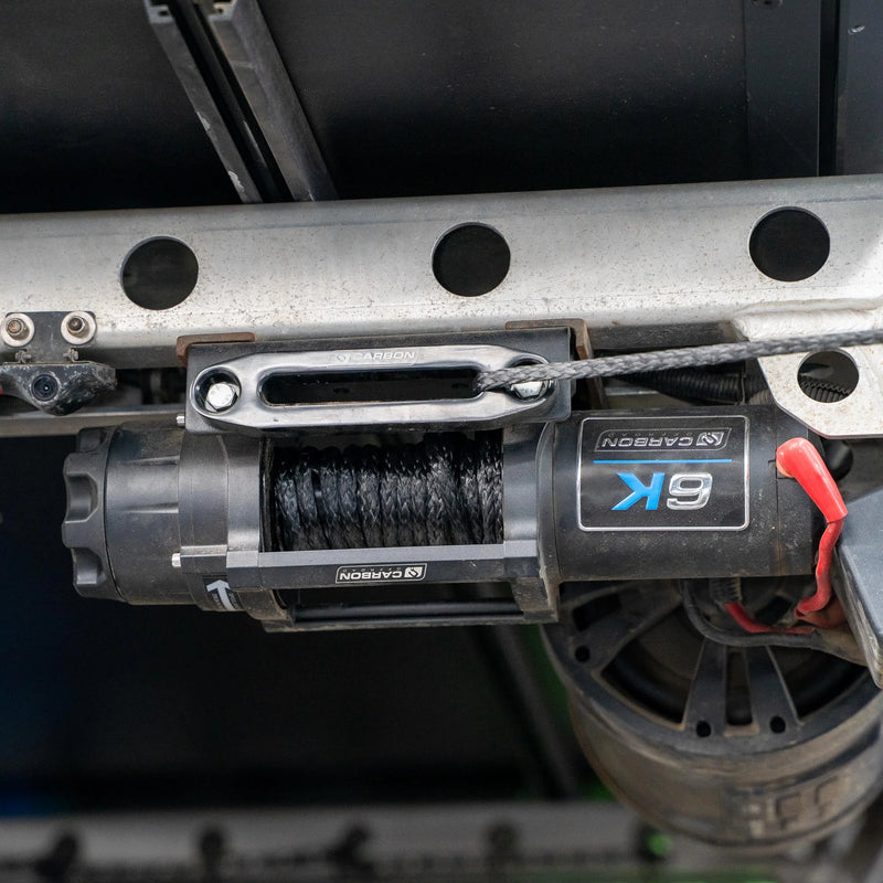Carbon Offroad 6K Electric Winch with Synthetic Rope