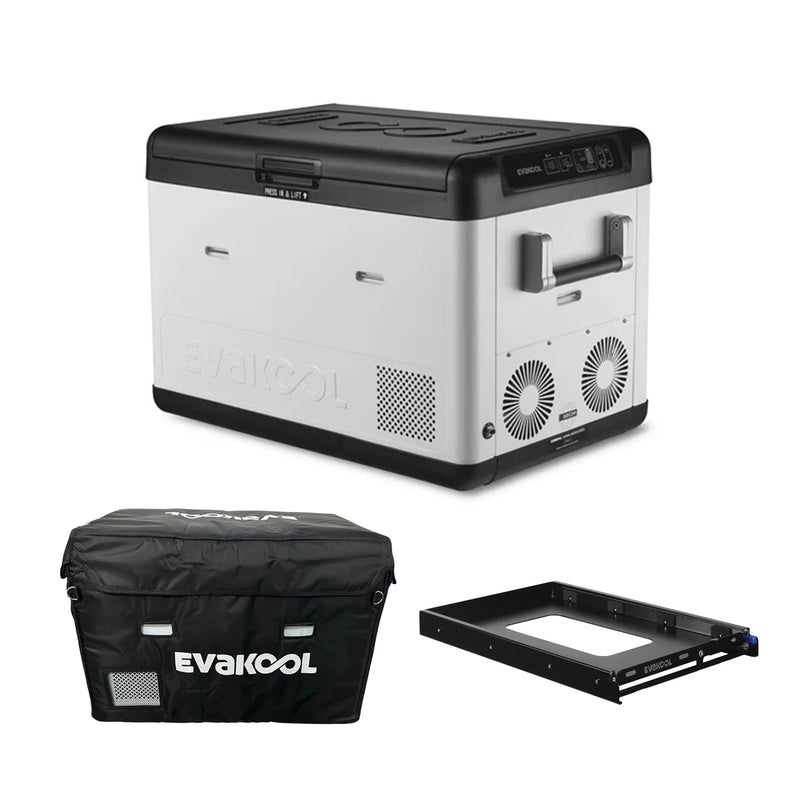 EvaKool 65L Down Under Series II Fridge Freezer Super Bundle
