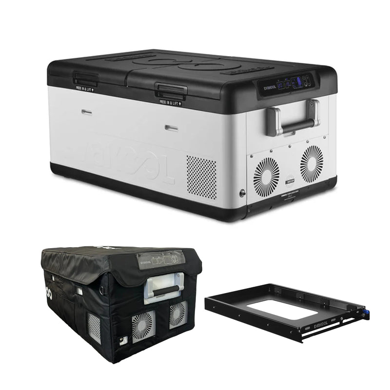 EvaKool 80L Down Under Series II Fridge Freezer Super Bundle