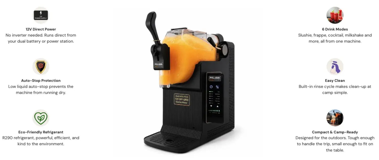 Polaris 12v Slushie Machine Features