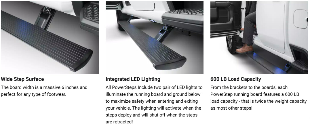 AMP Research PowerStep Electric Running Boards for Chevrolet Silverado 1500/2500 | 2022+