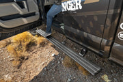 Train car with open door and step showcasing AMP Research PowerStep Smart Series