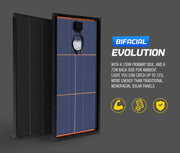 Atem Power 12v Shingled Mono Bifacial Solar Panel | 130W - Rooftop Solar Panel