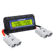 ATEM POWER 200A Digital Watt Meter with LCD display and two connector cables for amp digital volt monitoring