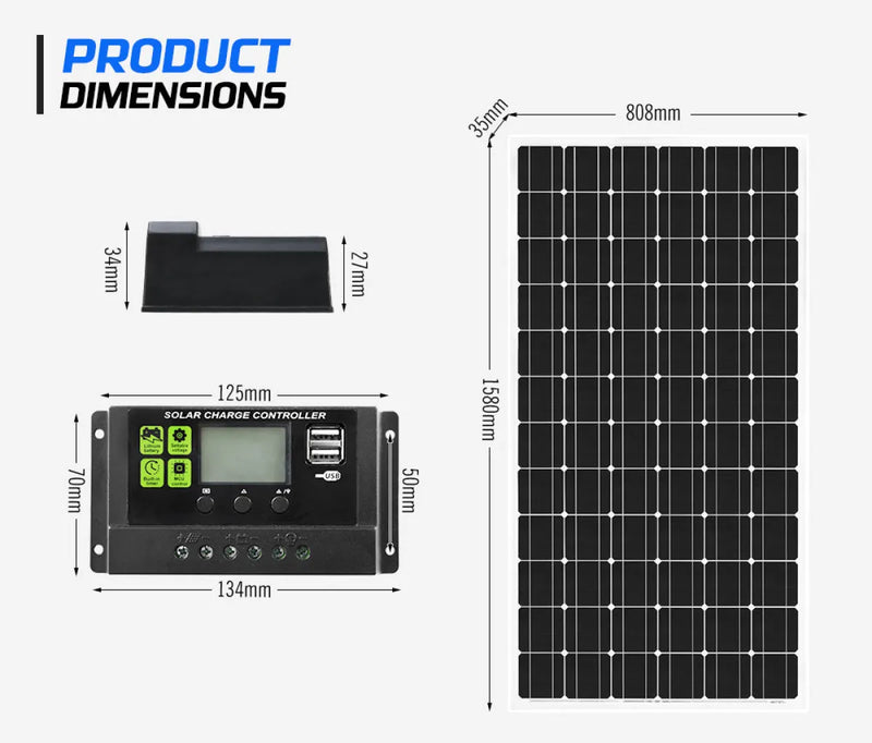 ATEM Power 250W Solar Panel Kit