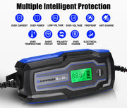 Smart Battery Charger 4A 6V/12V Automatic SLA AGM Car Truck Boat Motorcycle - Sunyee