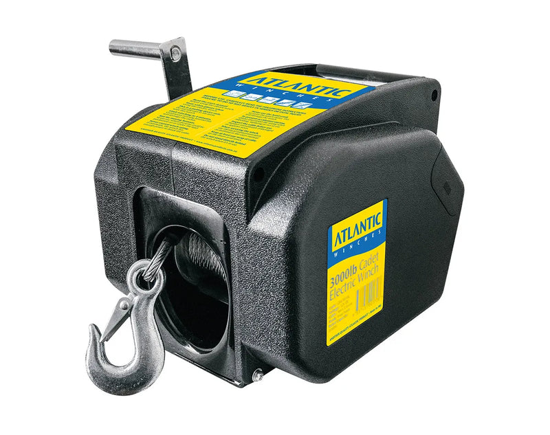 Atlantic Cadet Electric Trailer Winch | 1360kg | 3000lb
