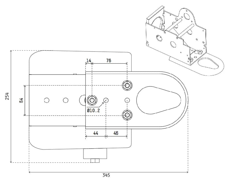 Atlantic Cadet Electric Trailer Winch | 900kg | 2000lb