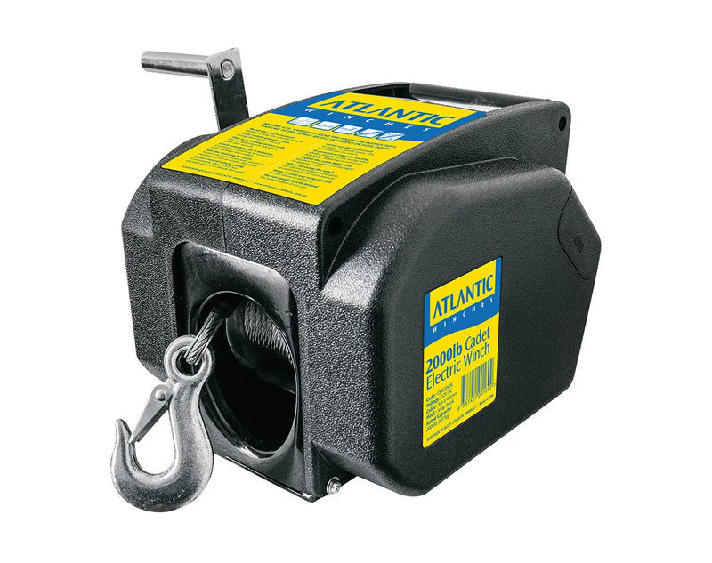 Atlantic Cadet Electric Trailer Winch | 900kg | 2000lb