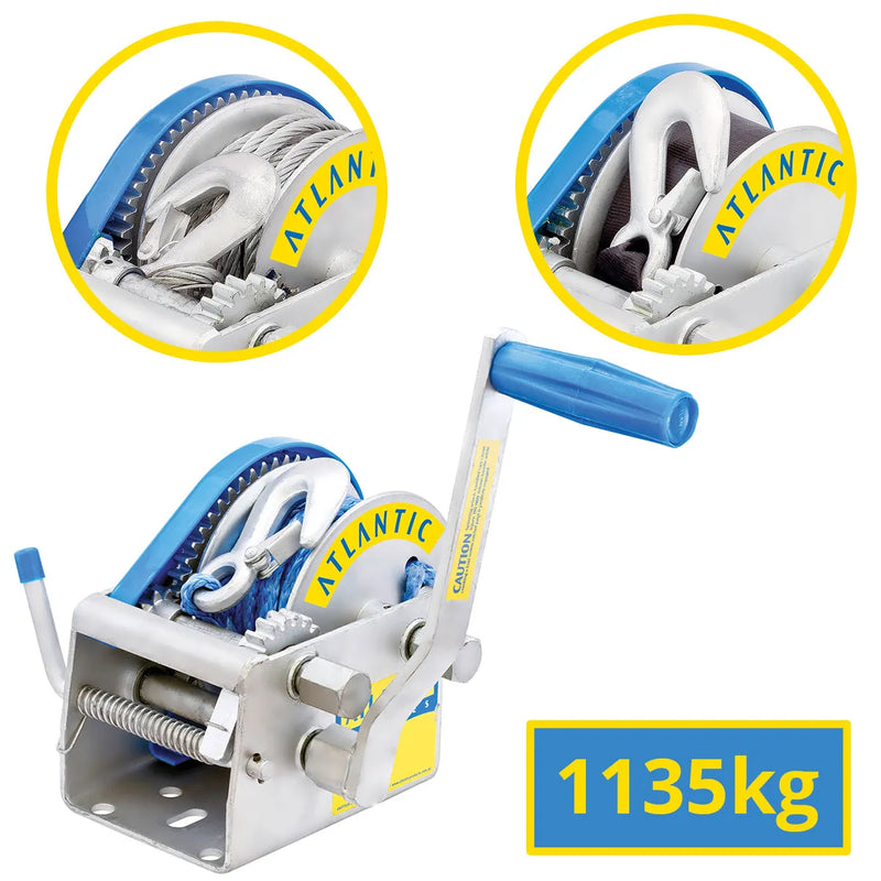 Atlantic Marine Trailer Winch 1135kg Capacity