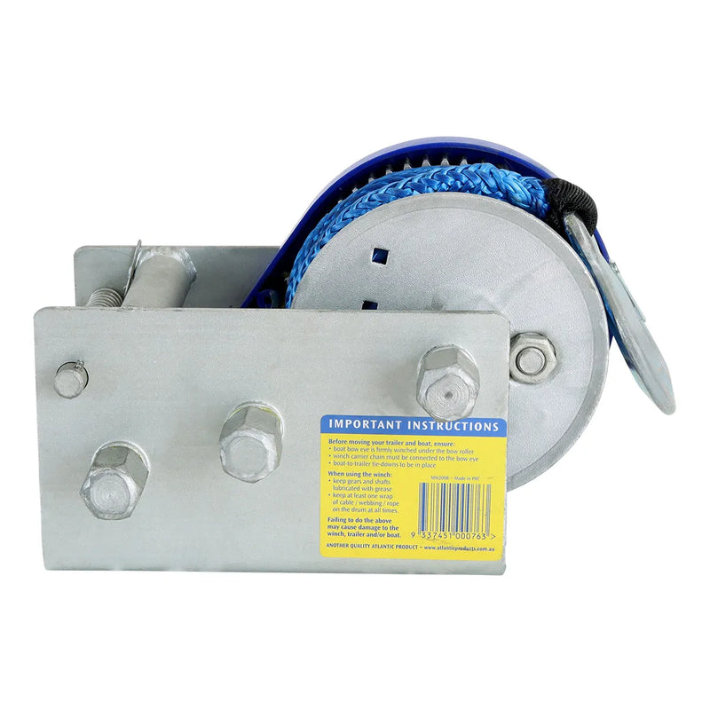 Atlantic Trailer Winch HD 1500kg side view