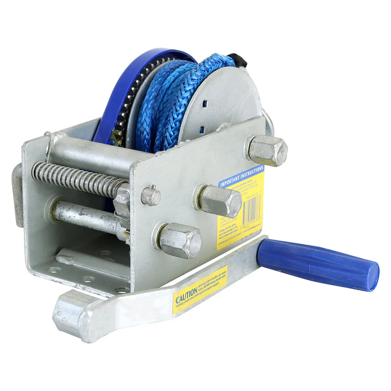 Atlantic Trailer Winch HD 1500kg removable handle