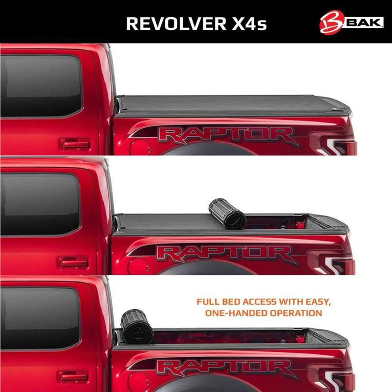 BAK Revolver X4S Hard Rolling Tonneau Cover to suit RAM Vehicles with Rambox