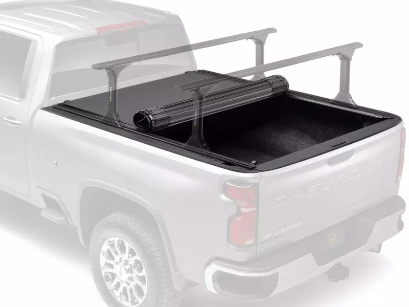 BAK Revolver X4TS Hard Rolling Tonneau Cover with T-Slot Rails for Chevrolet Silverado 2500HD 6'10 Bed