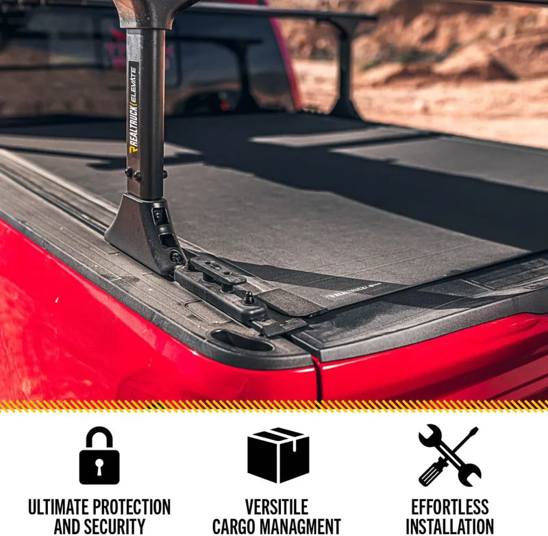 BAK Revolver X4TS Hard Rolling Tonneau Cover with T-Slot Rails for Ford F-150 6'5 Bed
