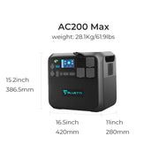 Bluetti AC200MAX Expandable Power Station - Expandable Power Station