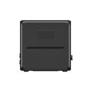 Black Bluetti AC240P Portable Power Station with carbon fiber-like texture and panel