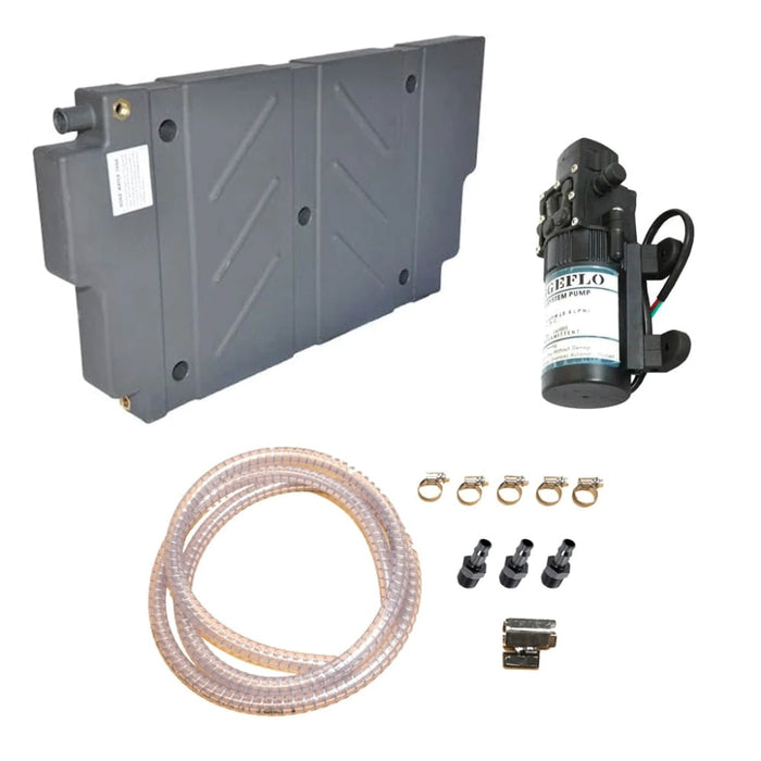 Boab 45L Water Tank Vertical/Flat With Pump & Hose Kit - Water Tank