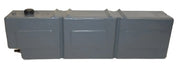 Gray rectangular plastic water tank with compartments from Boab 55L Water Tank Bundle