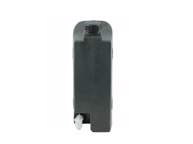 Printer ink cartridge with black plastic casing for robust 20L jerry can water storage