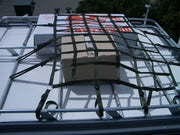 Boab Roof Rack Cargo Net made of high tensile polyester securing cargo on roof rack