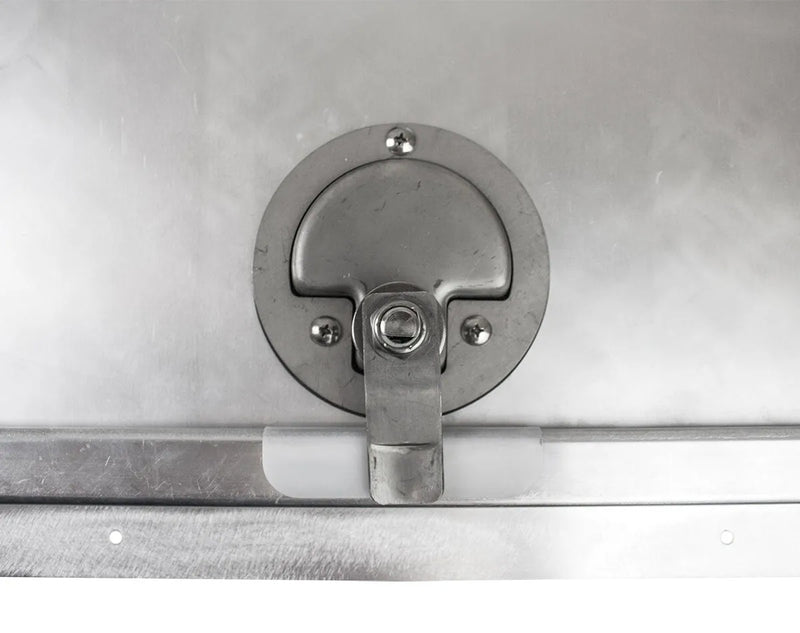 Bomar Aluminium Tread Plate Access Hatch with J-Hinges | 1235x590mm - Deck Hatches