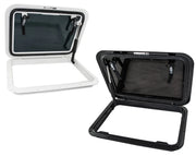 Open Boat Hatches Lowe Profile Bomar Low Profile with High Impact Resin for Deck Access
