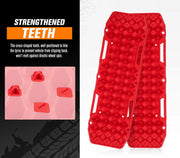 Red textured Bunker Indust recovery board for off-road traction, 915mm recovery track