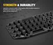 Bunker Indust Recovery Tracks Farm Jack Base 10T Board Sand Mud Snow OffRoad 4WD Black - detail 2