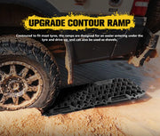 Bunker Indust Recovery Tracks Farm Jack Base 10T Board Sand Mud Snow OffRoad 4WD Black - detail 5