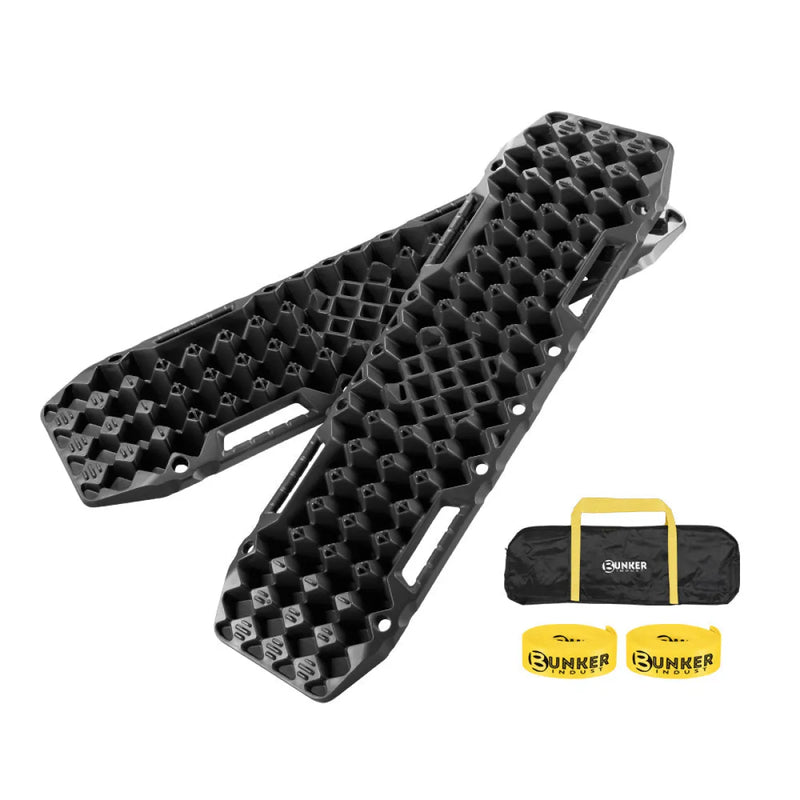 Bunker Indust Recovery Tracks Farm Jack Base 10T Board Sand Mud Snow OffRoad 4WD Black - main