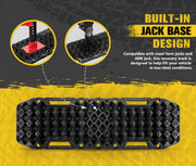 Bunker Indust Recovery Tracks Farm Jack Base 10T Board Sand Mud Snow OffRoad 4WD Black - detail 3
