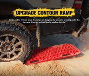 Bunker Indust Recovery Tracks Farm Jack Base 10T Board Sand Mud Snow OffRoad 4WD Red - detail 5