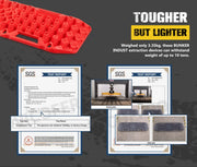 Bunker Indust Recovery Tracks Farm Jack Base 10T Board Sand Mud Snow OffRoad 4WD Red - detail 7