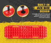 Bunker Indust Recovery Tracks Farm Jack Base 10T Board Sand Mud Snow OffRoad 4WD Red - detail 3