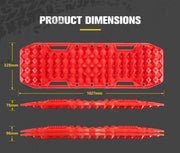 Bunker Indust Recovery Tracks Farm Jack Base 10T Board Sand Mud Snow OffRoad 4WD Red - detail 9