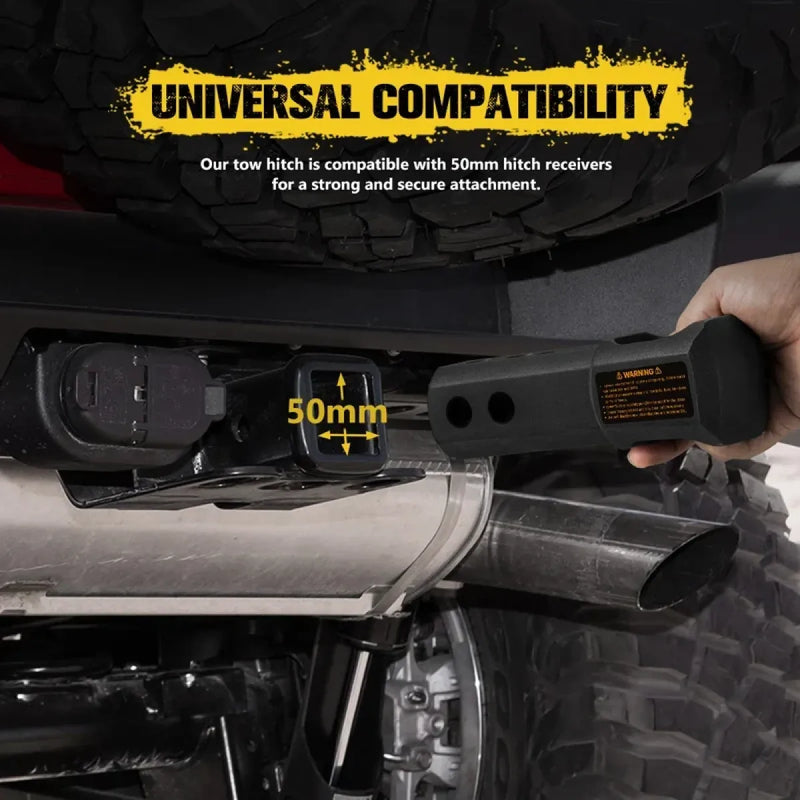 Bunker Indust 2" Recovery Hitch Receiver 10T Heavy Duty Tow Bar