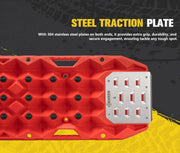 Bunker Indust 25T Recovery Tracks With Steel Traction Plate