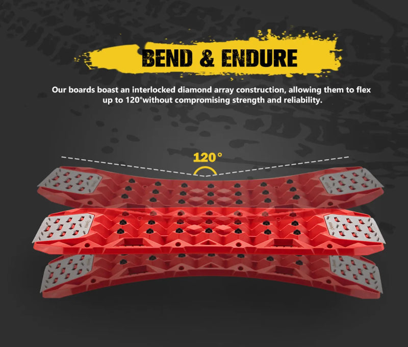 Bunker Indust 25T Recovery Tracks With Steel Traction Plate