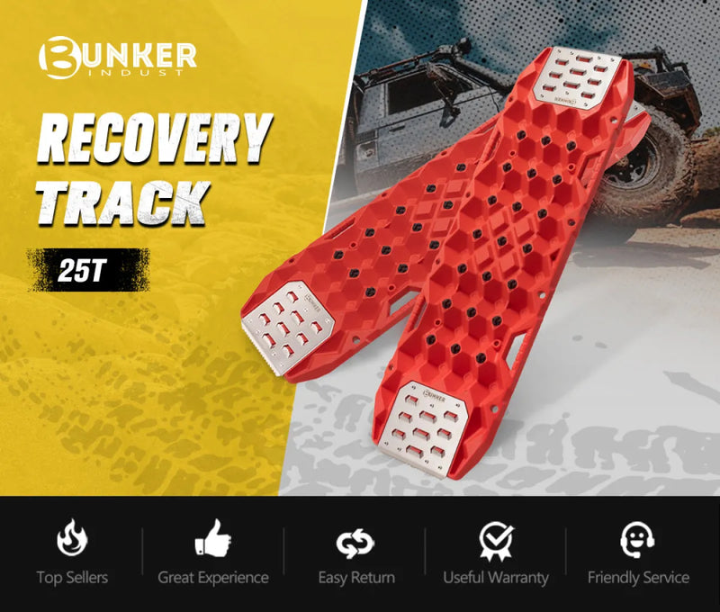 Bunker Indust 25T Recovery Tracks With Steel Traction Plate