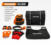 Recovery kit for off-road vehicles with Bunker Indust 4WD and soft shackle equipment