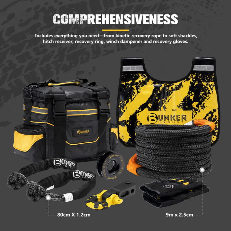 Bunker Indust 4x4 Recovery Kit | 10-Piece