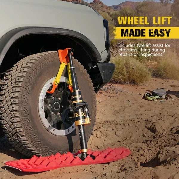 Bunker Indust Hydraulic Lift Recovery Jack | Removable Base | 8.8T