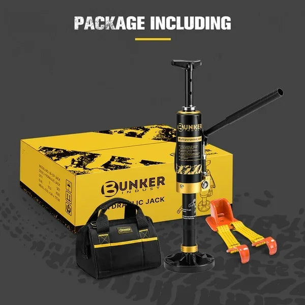 Bunker Indust Hydraulic Lift Recovery Jack | Removable Base | 8.8T