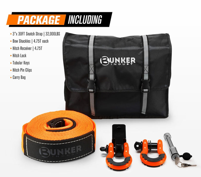 Bunker Indust Offroad Recovery Kit | 5-Piece - Recovery Gear